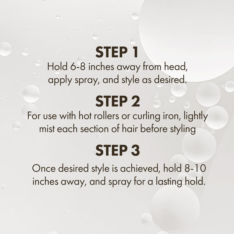 Enjoy Thermal Spray, Non-Aerosol Firm Flexible and Brushable Hold Hairspray, Heat Protection and Radiant Shine for Hot Tool Styling, 10.1 Fl Oz