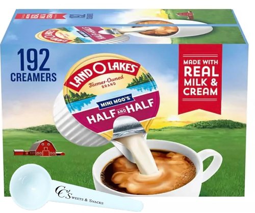 LOL Mini Moo's Half & Half Creamer Singles - 192 Count | Perfect for Coffee Lovers & Snacks