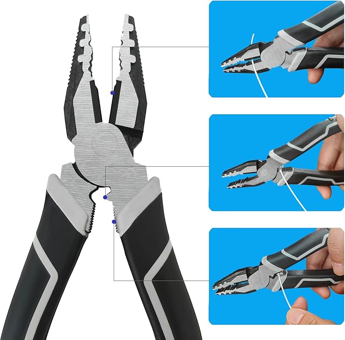 Ciyebst Cable Tethers 30 Pack with Crimping Tool (12 Inches, White Color), Adjustable Security Cable Look, Universal DIY Adapter Tethering Ties Kit for Computer Cord, Pre-Assembled, Tamper-Resistant