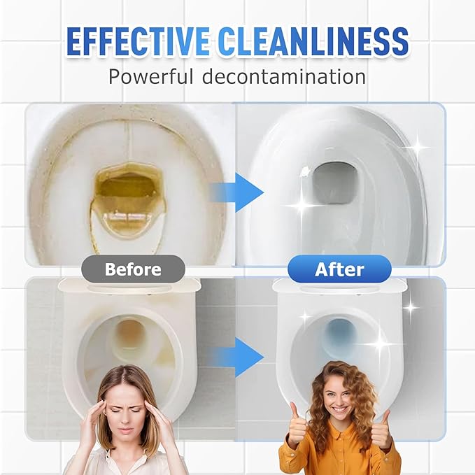 2025 New Foam Toilet Cleaner, Upgraded Powerful Toilet Bowl Cleaner, Advanced Bathroom Cleaner for Home, Powerful Instant Bowl Cleaners for Toilets Squatting Pans (3)