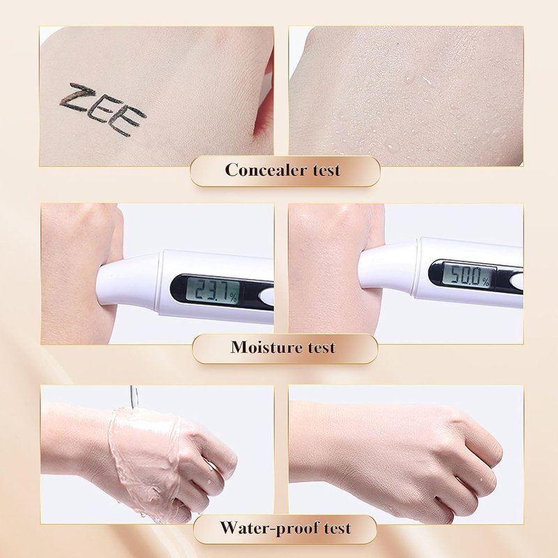 Cushion Foundation Concealer for Mature Skin - Lightweight CC Cream for Natural Finish | Perfect for Older Women
