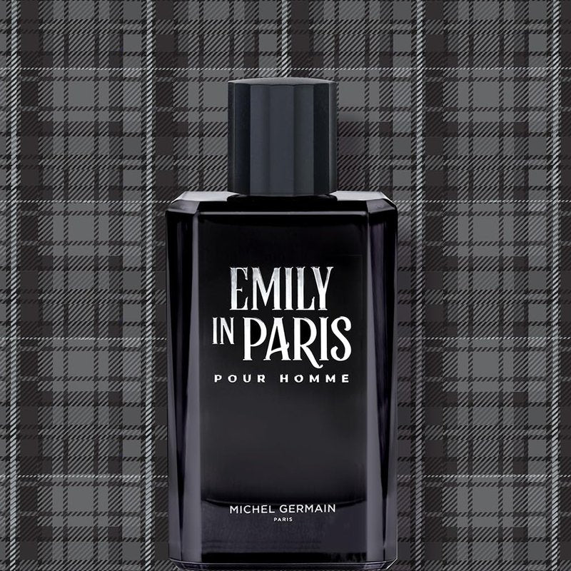 Michel Germain Emily in Paris Pour Homme Eau de Toilette Spray Cologne, Fougere Aromatic Scent, Top Notes of Sophisticated Cardamom for Him, 1 Fl Oz