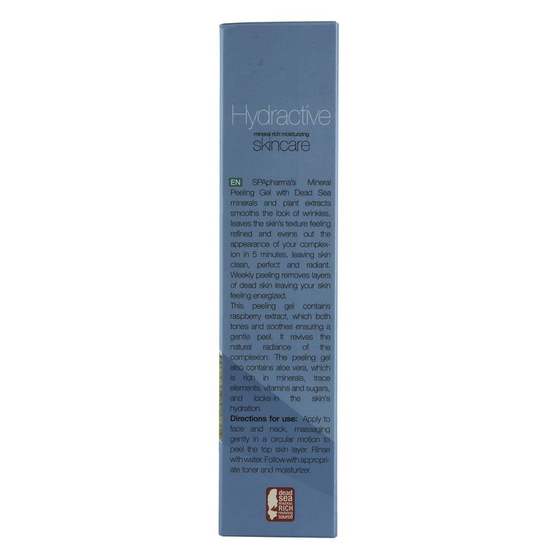 Dead Sea Minerals Peeling Gel for All Skin Types - 50ml (1.7 oz) Natural Exfoliator