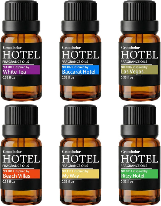 Skiennix Essential Oils Set - Premium Hotel Collection Diffuser Oils for Home Fragrance | Gift Set