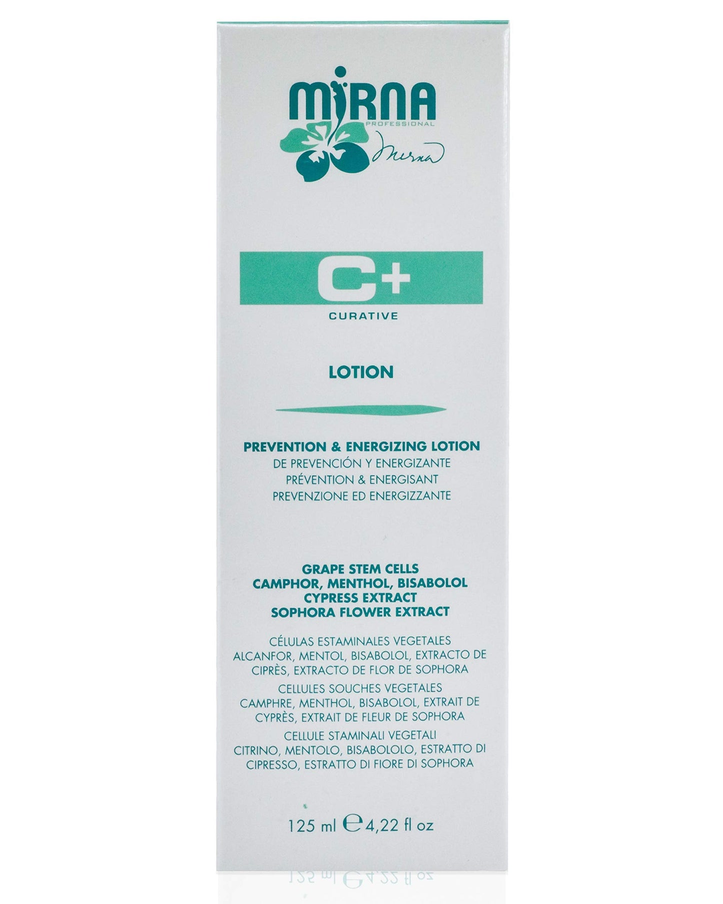 Mirna Professional Prevention & Energizing Anti Hairloss lotion For Weak Hair Infused with Menthol, Pantenol, Sophia Flower Extract, Grape stem cells |Sulphate, Paraben, SLS & Gluten Free 125ml/4.22oz