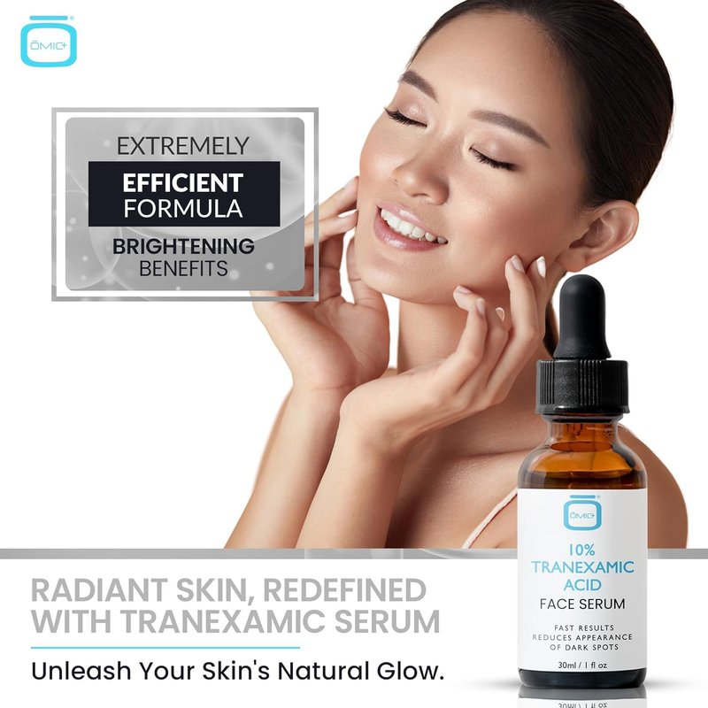 Tranexamic Acid Serum for Face - Skin Brightening Formula with Hyaluronic Acid | 1 fl oz / 30ml