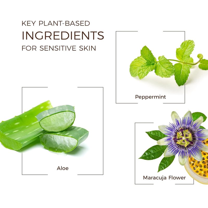 BABO Botanicals Citrus Mint & Passion Fruit Conditioner - Purifying Shea Butter & Green Tea Formula | For All Ages