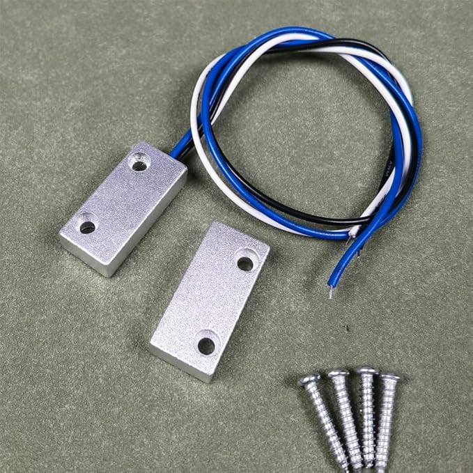 Gebildet Rolling Door Contact Magnetic Reed Switch Alarm with 3 Wires for N.O./N.C. Applications MC-51