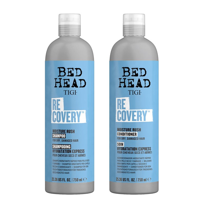 TIGI Bed Head Recovery Shampoo and Conditioner Set for Dry, Damaged Hair, 25.36 fl oz, 2 Count