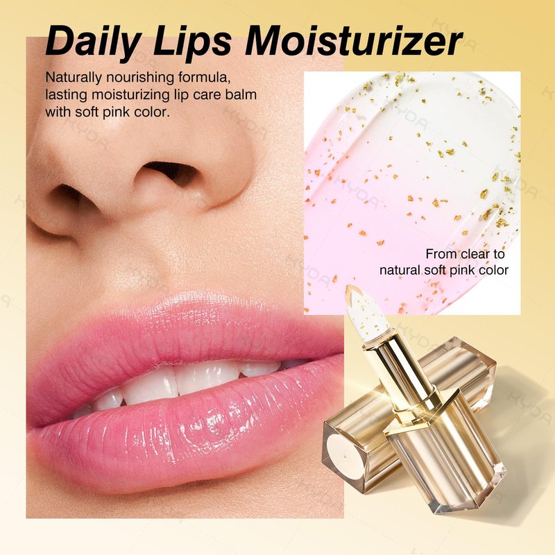 KYDA 2Pcs Transferproof Color Changing Lipstick for Mature Skin, pH Adjusting Lipstick for Personalized Color, Long Lasting Moisturizing Tinted Lip Balm, Hydrating & Non-Sticky, All Skin Tones