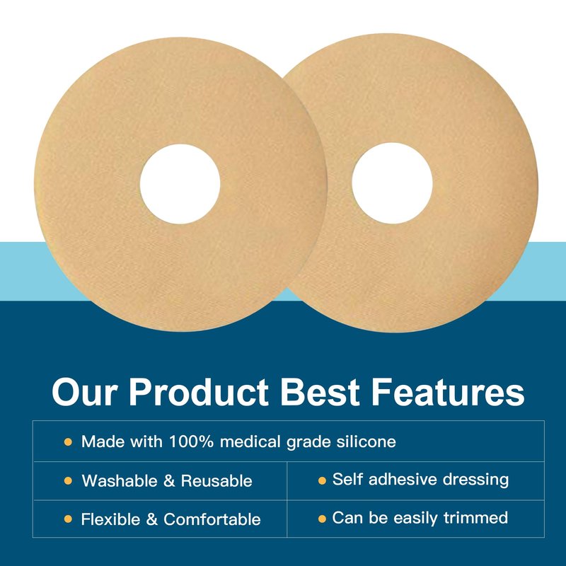 6 Pack Silicone Scar Removal Sheets for Breast - Breast Silicone Scar Sheets Tape - Breast Reduction After Surgery for Scars, Breast Augmentation Post Surgery Supplies for Scar Treatment (blue)