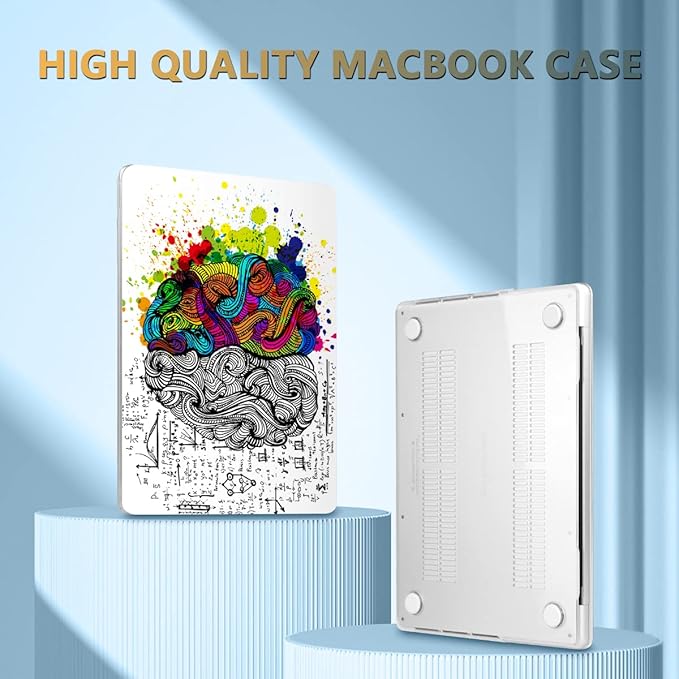 CISSOOK Creative Brain Hard Shell Case for MacBook Pro 14 inch Case 2026 2025 2024 2023 2022 2021 Release A3434 A3401 A3112 A3185 A2992 A2918 A2779 A2442, Brain Cover for MacBook Pro 14 M1 M2 M3 M4 M5