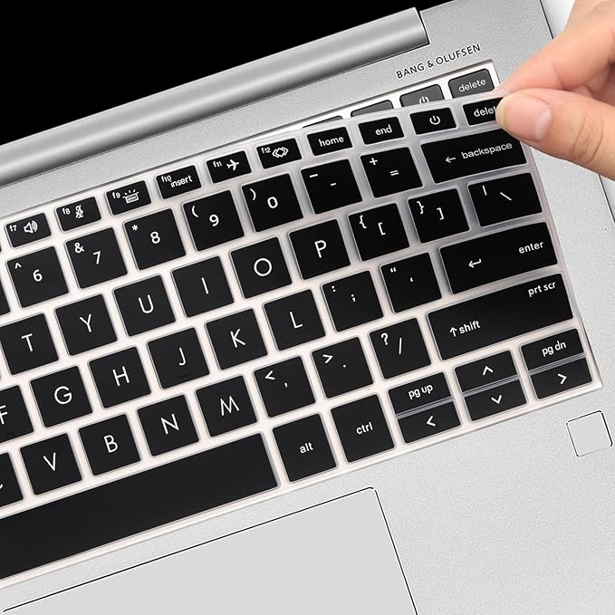 Keyboard Cover for HP EliteBook 830 835 840 845 1040 G9 G10 2025 2024 2023 2022 13.3 14 inch Laptop Accessories Keyboard Protective Skin (Not fit The 830/840/845/1040 G11 G8 G7 G6 G5 G4 G3)-Black