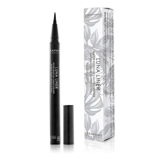 Waterproof Liquid Eyeliner - Long Lasting Ultra Fine Tip Gel Makeup in Black | Smudge Resistant, Perfect for Precision Application