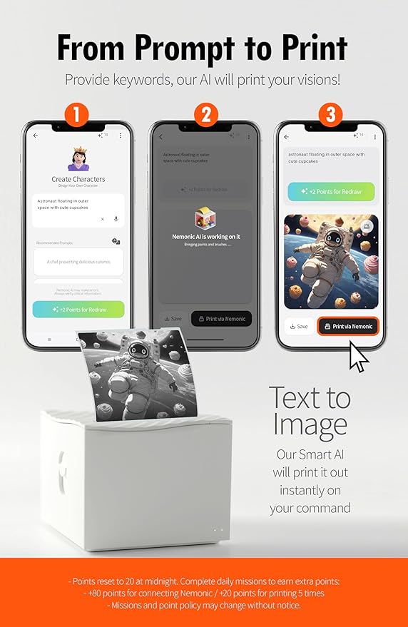 MANGOSLAB Thermal Sticker Printer