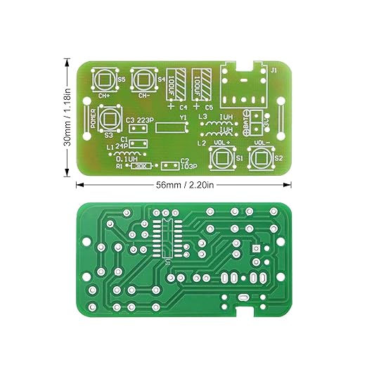 Yidab Soldering Practice Kit DIY Stereo Radio Plug-in Circuit Kit Learn Soldering Kit for Beginners