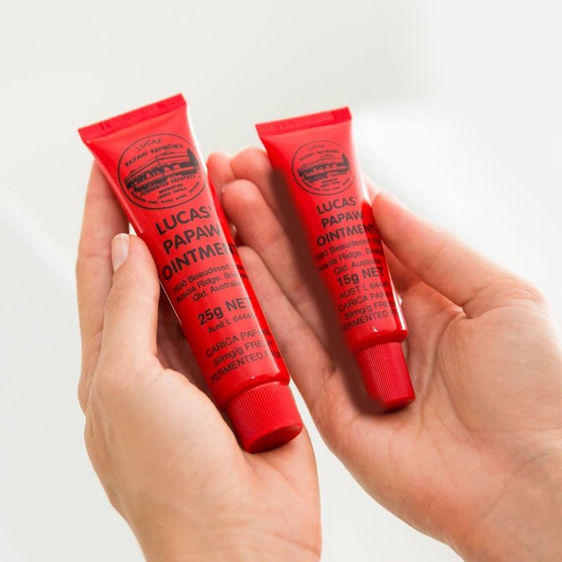 Treats from Home, Lip Ointment, Cream,Ointment for Lips & Dry Skin - Unique All Skin Types, All Gender- Any Season Gift Pack with 15g & 25g tubes of Pawpaw Balm