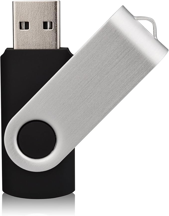 Kalsan 20 Pack USB 2.0 Flash Drives - 32GB Memory Stick, Black