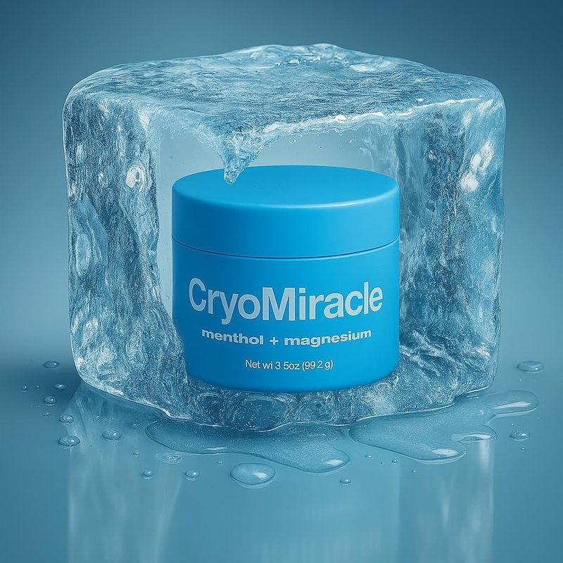 Cooling Relief Cream - Menthol & Magnesium for Soothing Muscle Discomfort