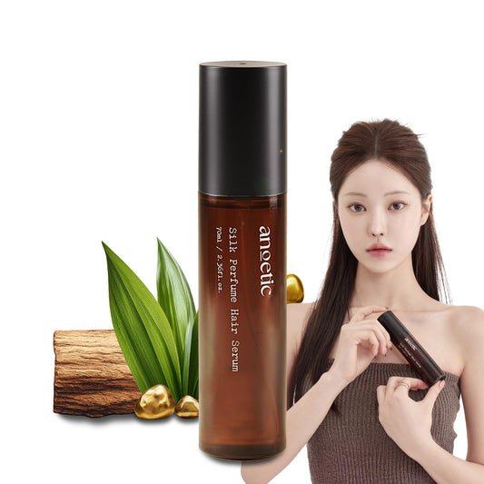 ANOETIC Silk Oil Serum for Frizzy and Damaged Hair | Silk Perfume Hair Serum | Korean Hair Care For Frizz Control and Split End Care