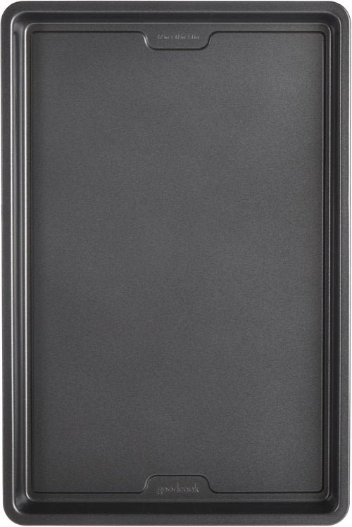 GoodCook PRO Nonstick Baking Sheet Pan - Large 11 x 17-Inch, Scratch-Resistant Carbon Steel, Oven Safe to 480°F, Gray