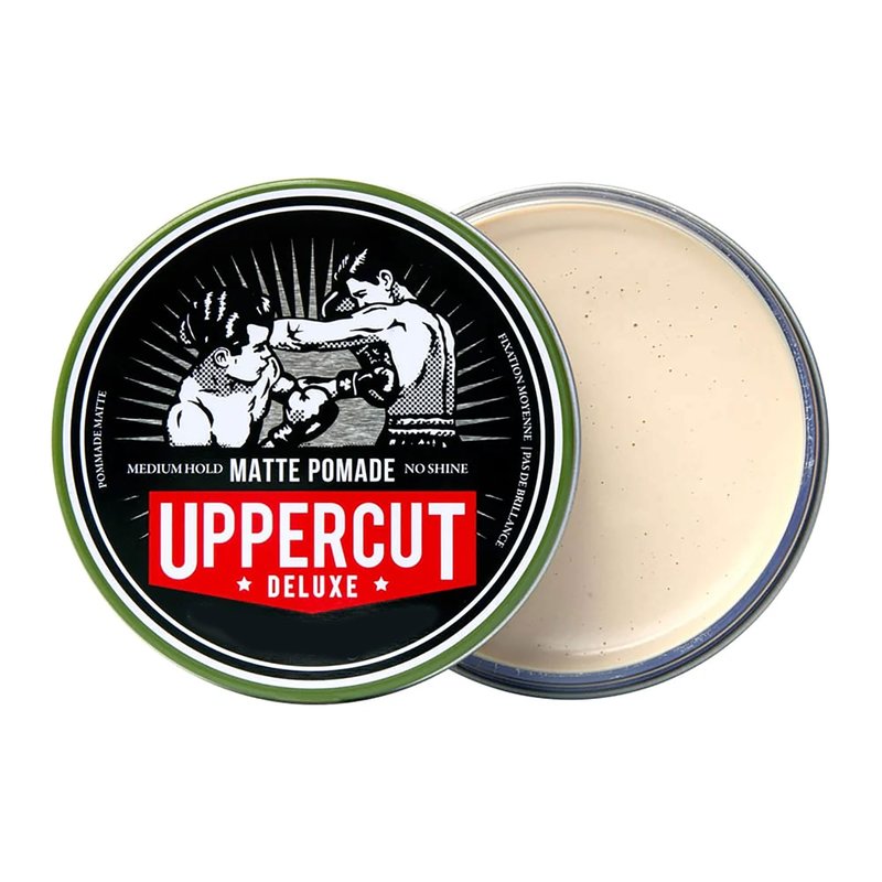 UPPERCUT DELUXE Matte Pomade for Men – Medium Hold, No Shine, Water-Based Hair Styling Cream, Easy Wash Out, Natural Matte Finish, 10.5 oz / 300 g