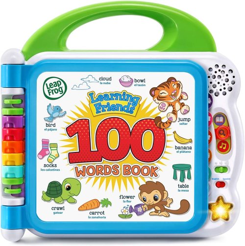 LeapFrog Learning Friends 100 Words Book - Engaging Educational Toy for Early Readers | Green