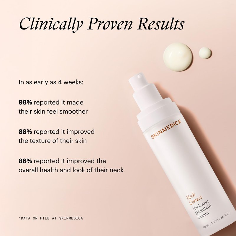 SkinMedica Neck Cream - Skin Firming & Tightening Serum for Neck & Décolleté to Help Address Visible Signs of Aging & Sagging Skin (1.7 oz)