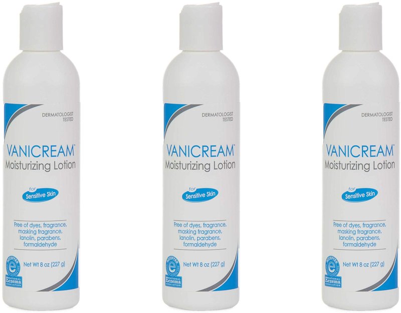Vanicream Moisturizing Lotion 8 Ounce, (Value Pack of 3)