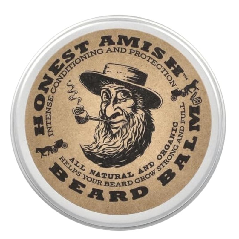Beard Balm Leave-In Conditioner | Natural & Organic Ingredients - 2 Ounce Tin