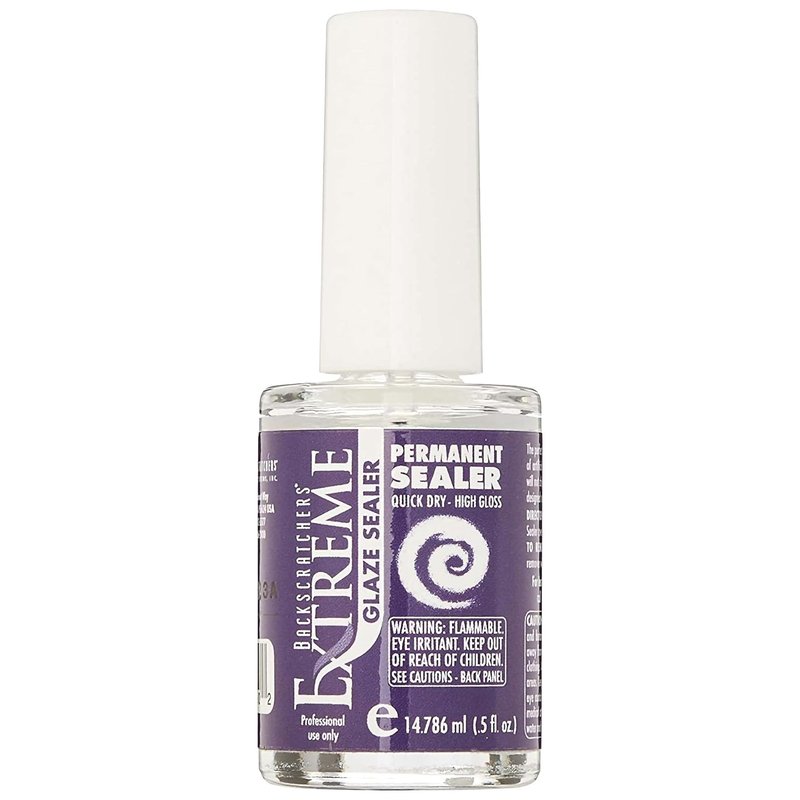 Extreme Permanent Glaze Sealer | Clear Top Coat for Long-Lasting High Gloss Finish - Quick Dry