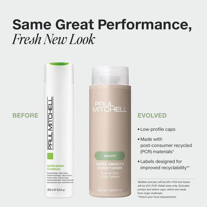 Paul Mitchell Super Smooth Conditioner, Controls Frizz, Adds Softness, For Frizzy Hair, 10 fl oz