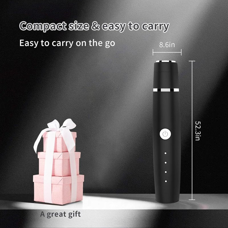 Nose Hair Trimmer - 3-in-1 Electric Shaver for Men & Women | Waterproof & Rechargeable, Portable Design (Black)