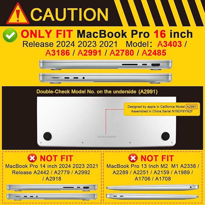 Batianda FlexStand Case for MacBook Pro 16 inch M5 M4 M3 M2 Pro Max, Khaki