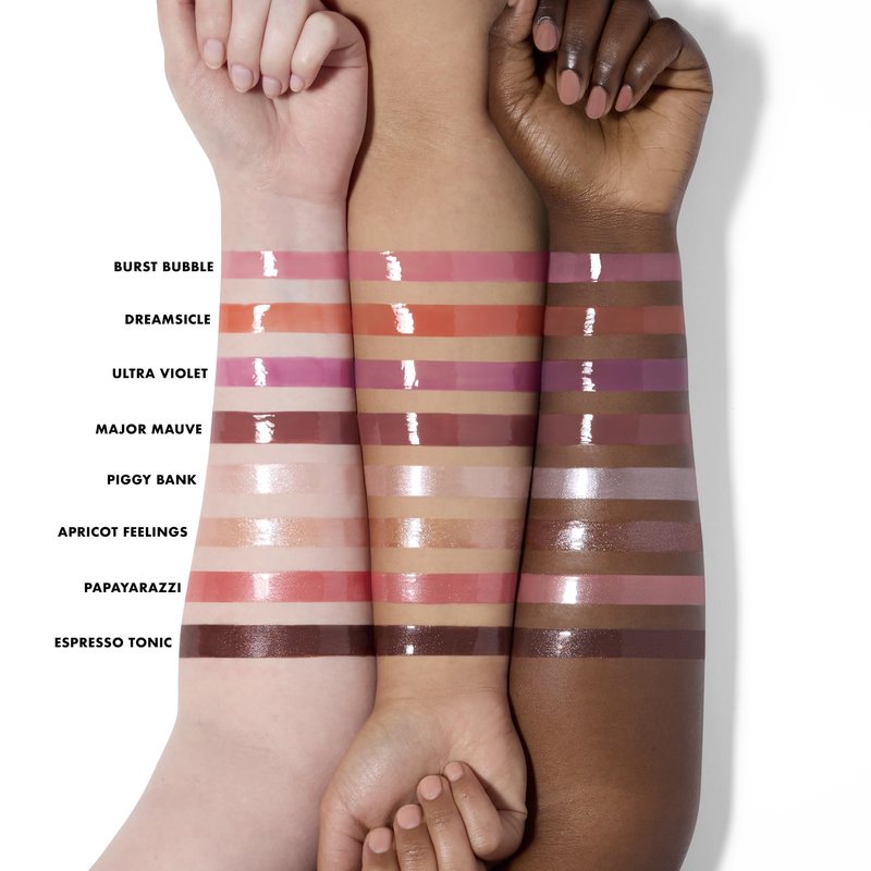 e.l.f. Glow Reviver Plumping Lip Oil, Tinted Lip Plumper For A High-Shine, Plump Finish, Infused With Jojoba Oil, Vegan & Cruelty-Free, Apricot Feelings