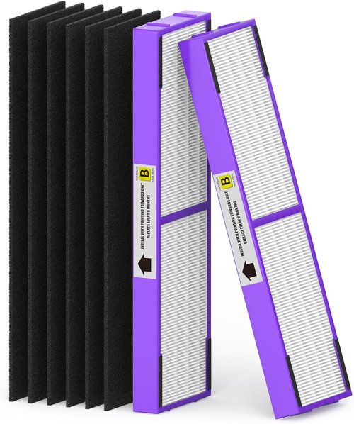 FLT4850PT Filter B - Fresh Pet Replacement for Guardian Air Purifiers | 2-Pack, Violet Color