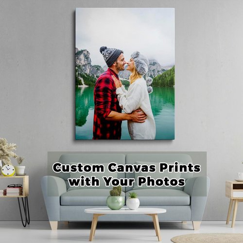 GMissT Canvas Prints - Custom Personalized Photos on Canvas for Home Decor | Floating Frames & Magnetic Hanger Options