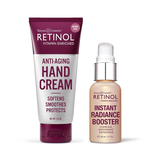 Retinol Anti-Aging Hand Cream - Nourishing Hydration for Skin, Nails & Cuticles | Instant Radiance Booster