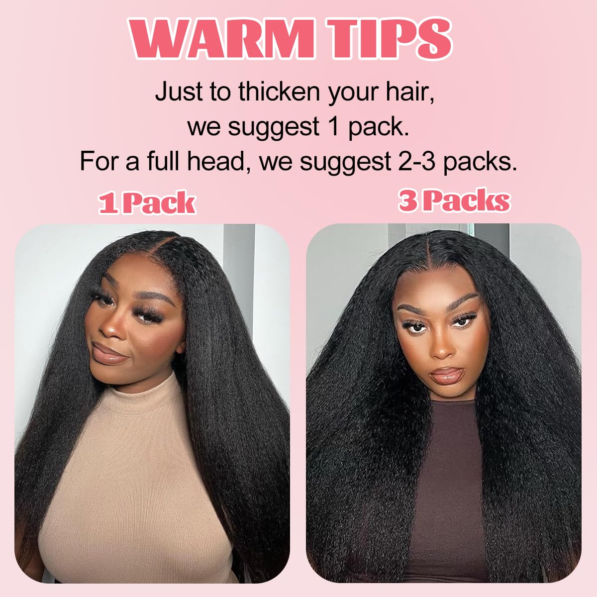 Kinky Straight Clip in Hair Extensions Real Human Hair 8pcs 20Clips Yaki Straight Clip Ins 16Inch 110g Full Head Hair Extensions Brazilian Remy Hair Double Weft Natural Black