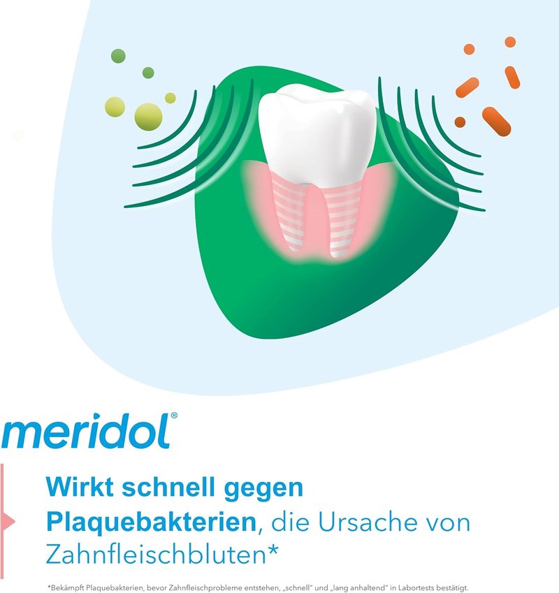 Meridol Mouthwash for Halitosis - Fresh Breath Formula | 400 ml