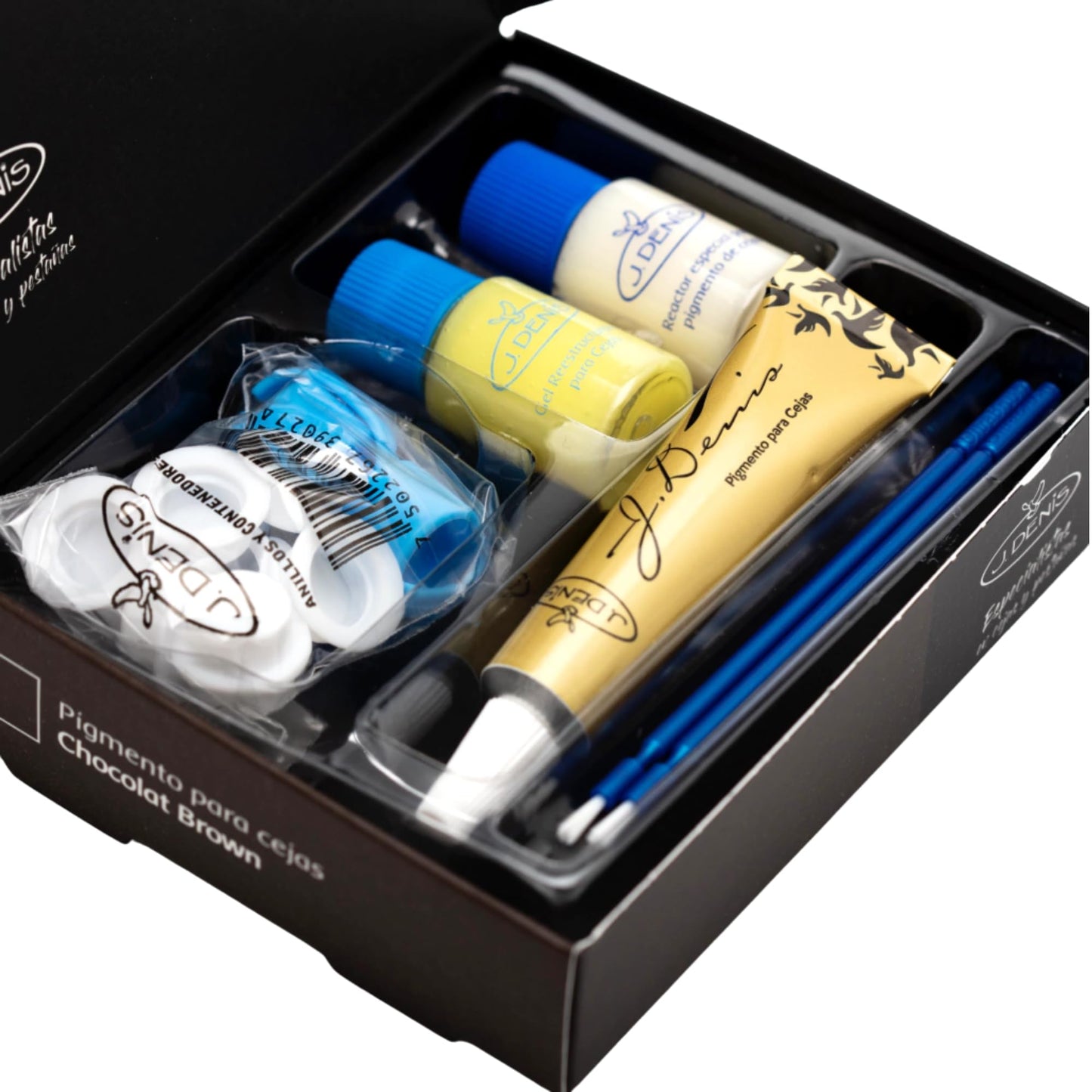 J Denis Eyebrow Pigment - Long-Lasting Chocolate Tint for Natural, Defined Brows - Professional Quality Eyebrow Color
