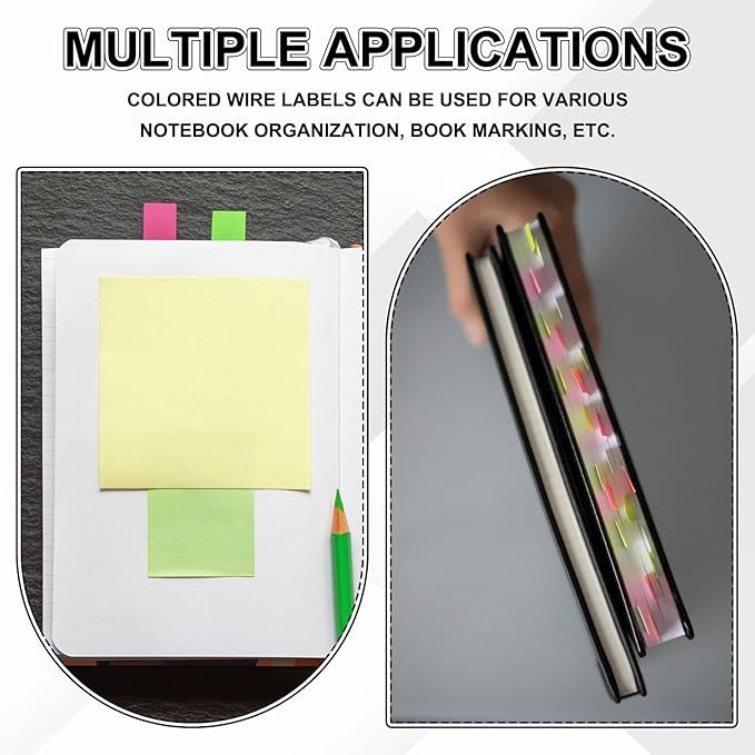uxcell 300 Pcs Cable Labels, Waterproof Wire Cord Labels Tags, Cord Organizer Management Tags for Charger Cable Organizer Wire Markers Printer and Handwriting, Yellow