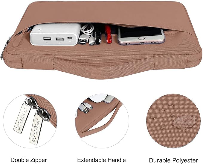 MOSISO Compatible with MacBook Air 13 inch Case M5 2026 M4 2025 M3 M2 2024-2022 A3449 A3240 A3113 A2681,Hard Shell&Sleeve Bag&Keyboard Skin&Webcam Cover&ScreenFilm for MacBook Air 13.6, Caramel Brown