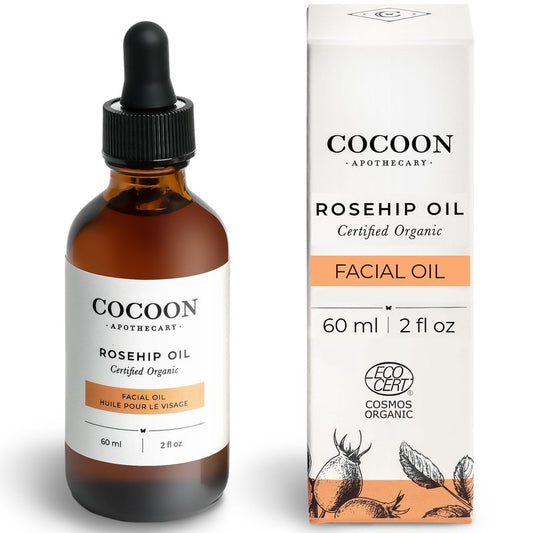 COCOON APOTHECARY Argan Oil Facial Oil, Ecocert Cosmos Organic, Protect + Soothe + Firm Skin, Rich in Vitamin E, Maintain Hydration, Soft + Smooth + Silky Skin, Organic Argan Oil, 2 fl oz