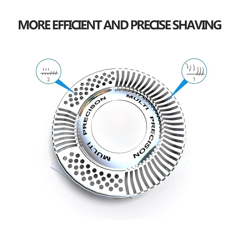 SH50 Compatible Replacement Head for Norelco Series 5000 Shavers | High Compatibility with Philips S5000/S6000/S5100/S5500 Models | 1-Pack (sh50-6 pcs)