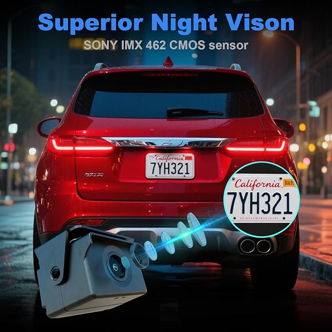 Sinjet 60FPS 9.2" OEM Rear View Mirror Camera, 2K Dash Cam Front and Rear, Digital Signal Transmission, Night Vision, IPS Screen, Parking Monitor, 64GB SD Card for Trucks, Vans, SUVs