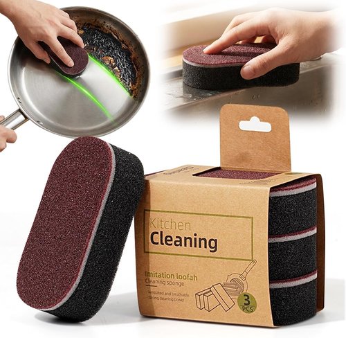 Magic Sponges Heavy-Duty Cleaning Eraser - Multi-Functional Melamine Foam Pads (5PCS) for Home Use