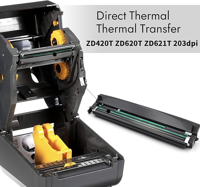 P1080383-226 New Kit Printhead for Zebra ZD420T ZD620T ZD621T ZD621 T-Series Thermal Mobile Label Printer 203dpi Genuine P1112640-240