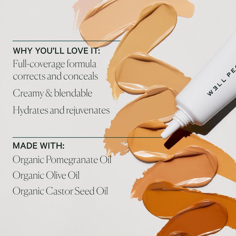Well People Bio Correct Concealer, Full-coverage, Nourishing Liquid Concealer For Concealing & Correcting, Hydrating Formula, Vegan & Cruelty-free, 3N