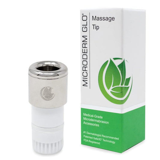 Microderm GLO Diamond Microdermabrasion Tips - Medical Grade Stainless Steel, Safe for All Skin Types | 3D Technology